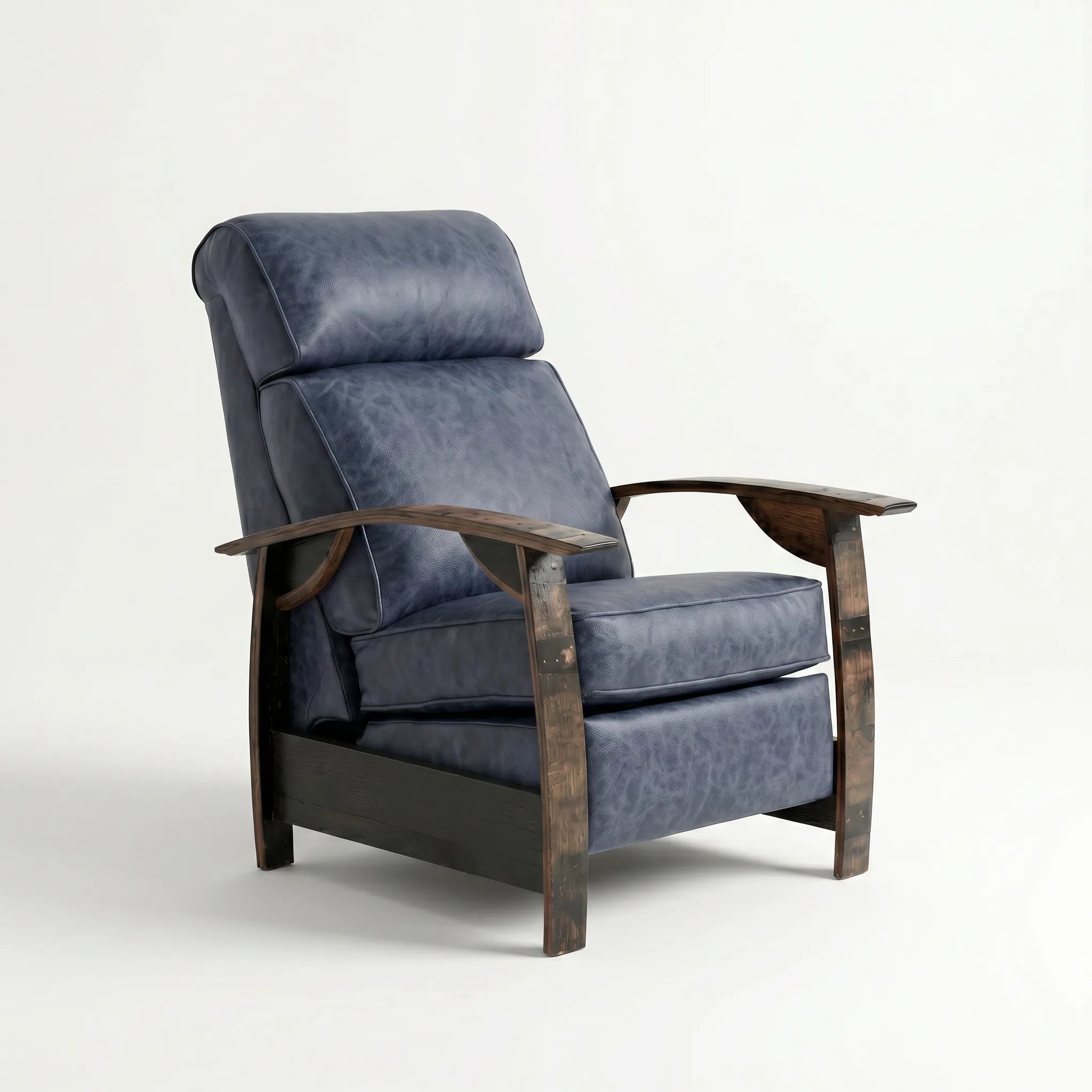 Whiskey Barrel Recliner - Saloon Jeans