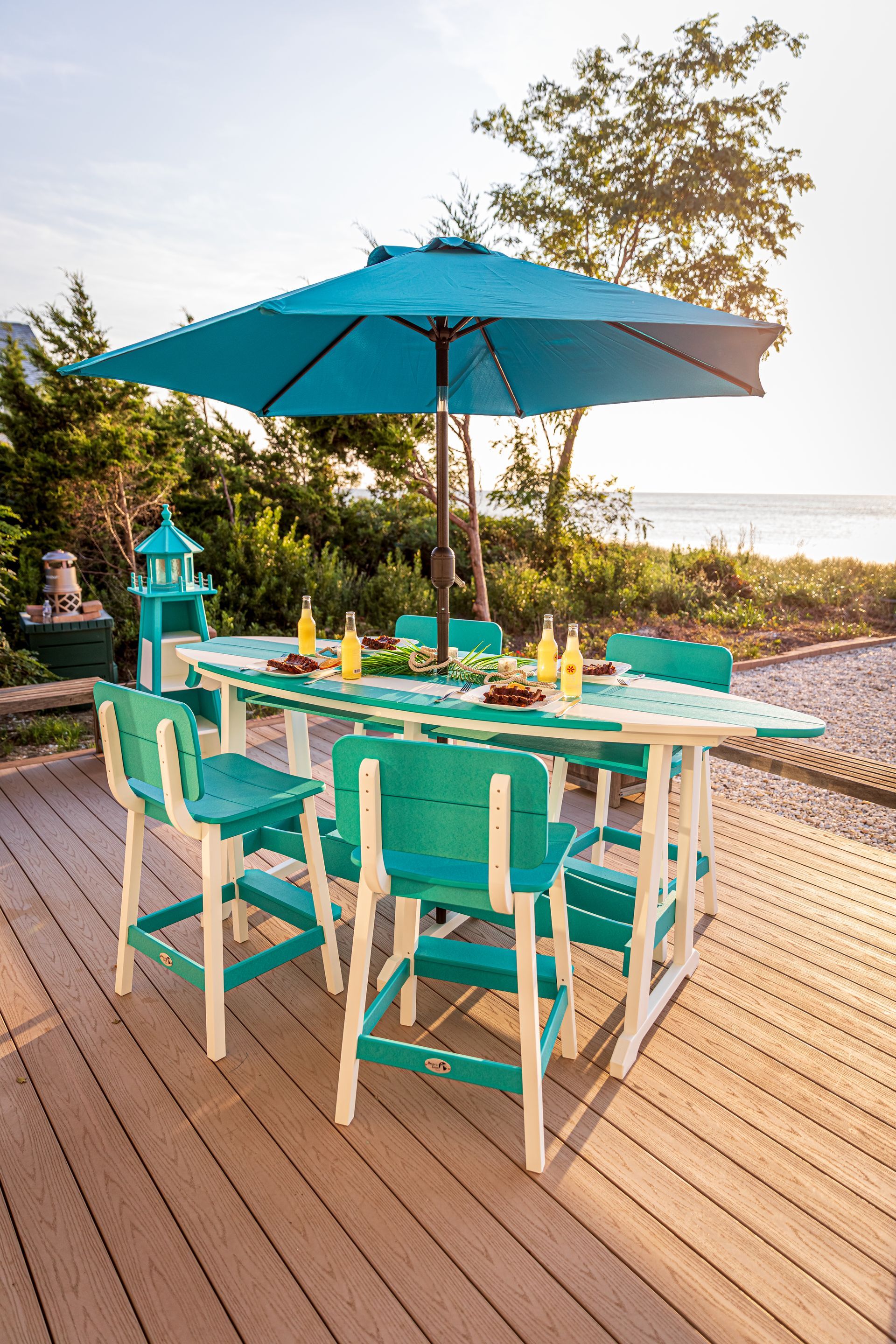 8' SurfAira Dining Tables | Beaver Dam Woodworks
