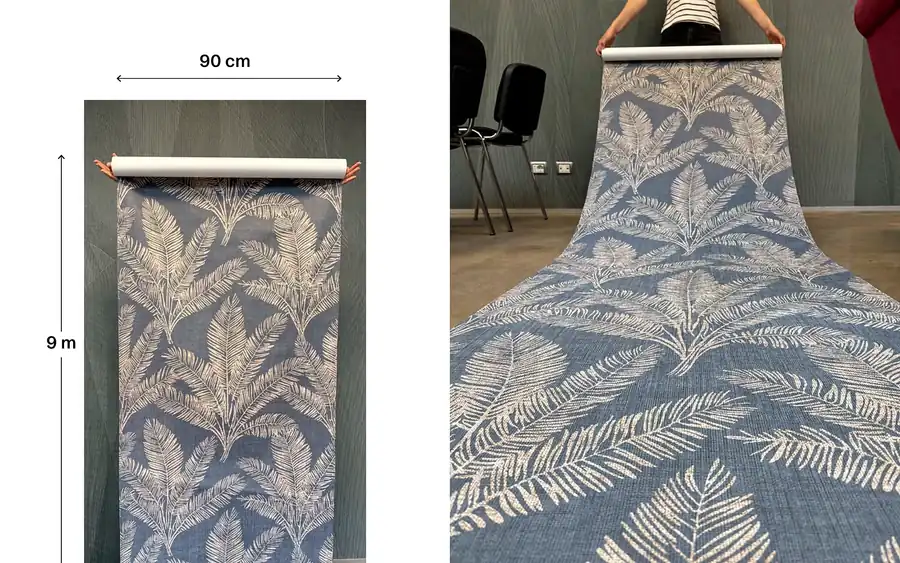 Tecnografica Wallpaper Roll shown at full width and length