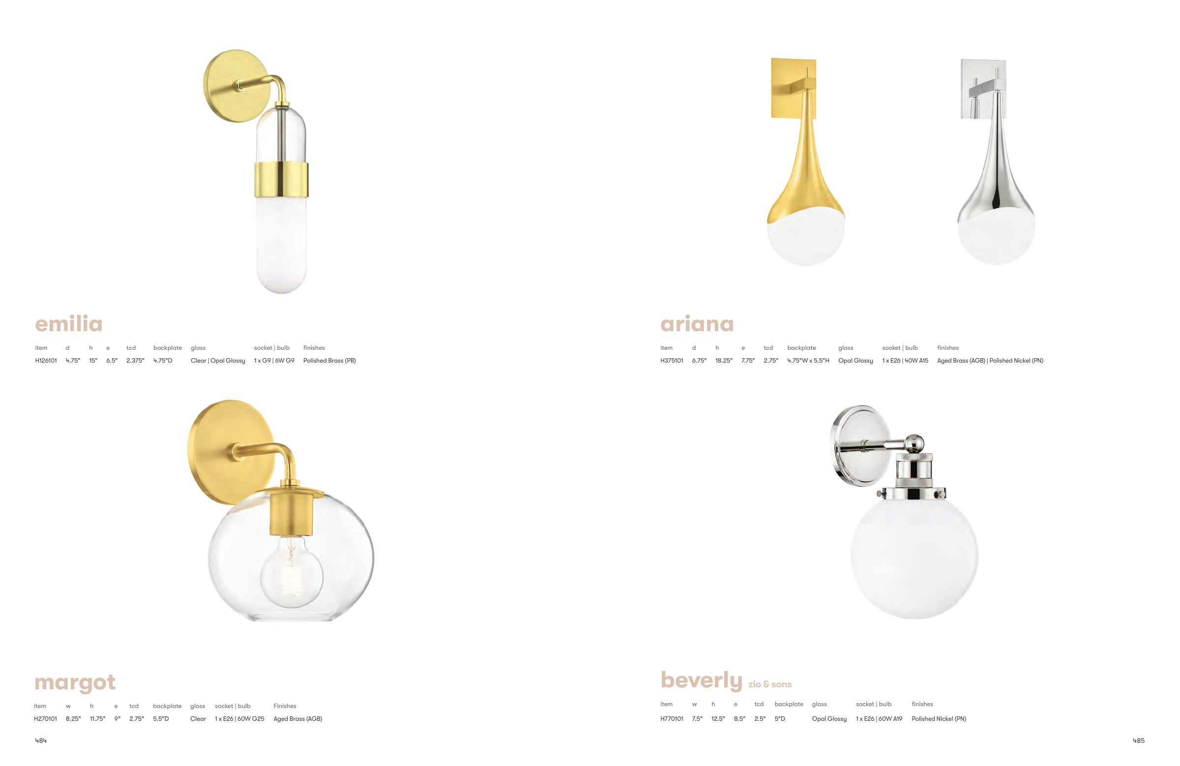 2026 Mitzi Master Catalog — PDF page 244