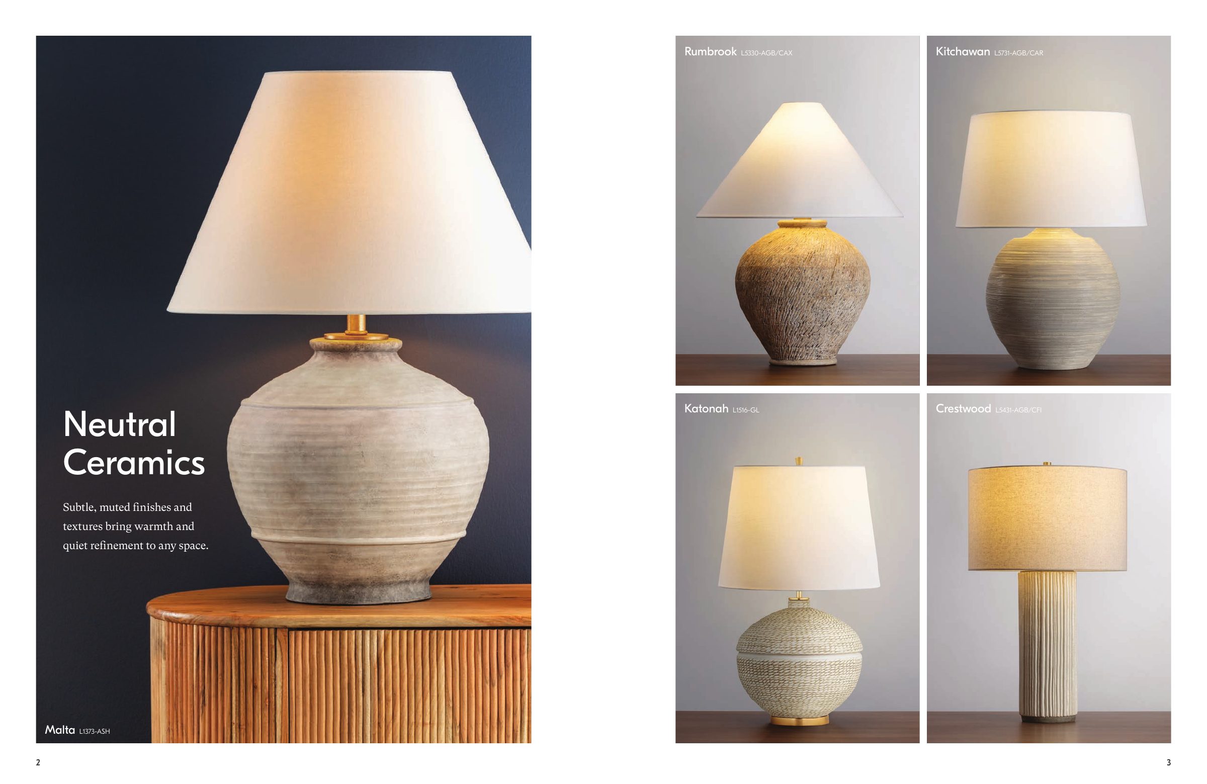 HVLG Table Lamp Lookbook — PDF page 3
