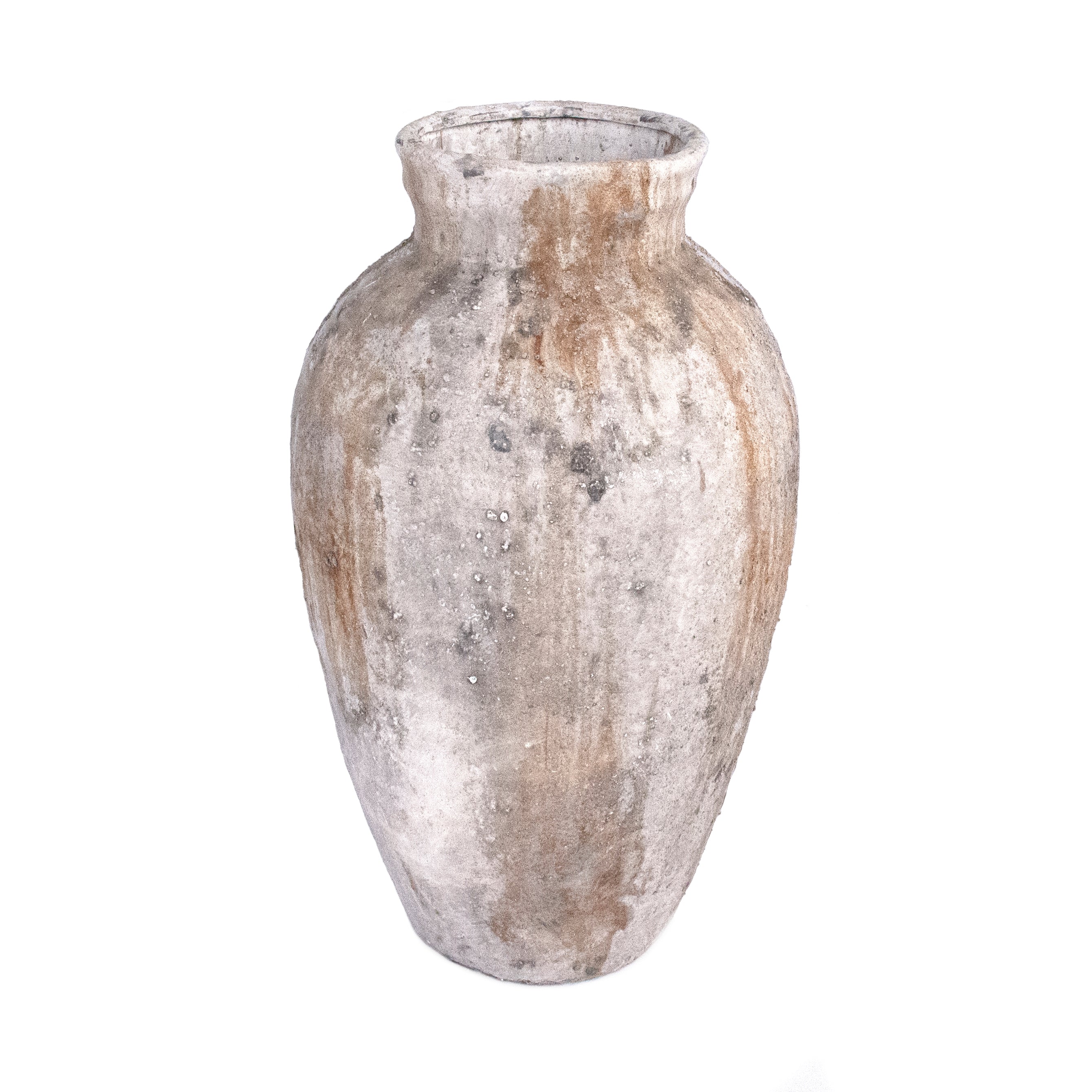 Weathered Clay Ceramic Vase