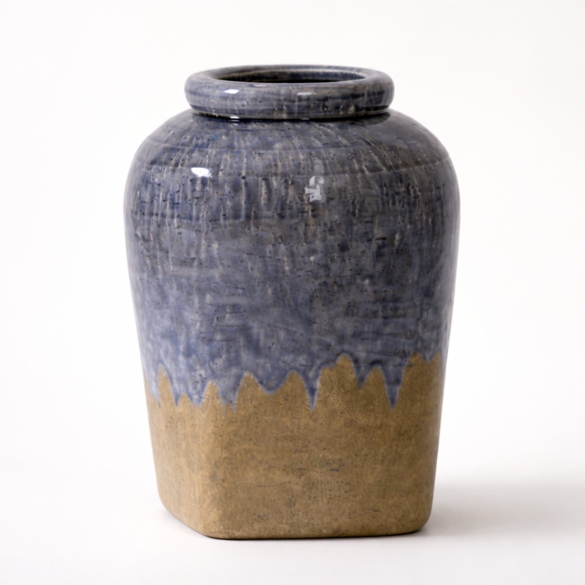 Indigo Cascade Jar