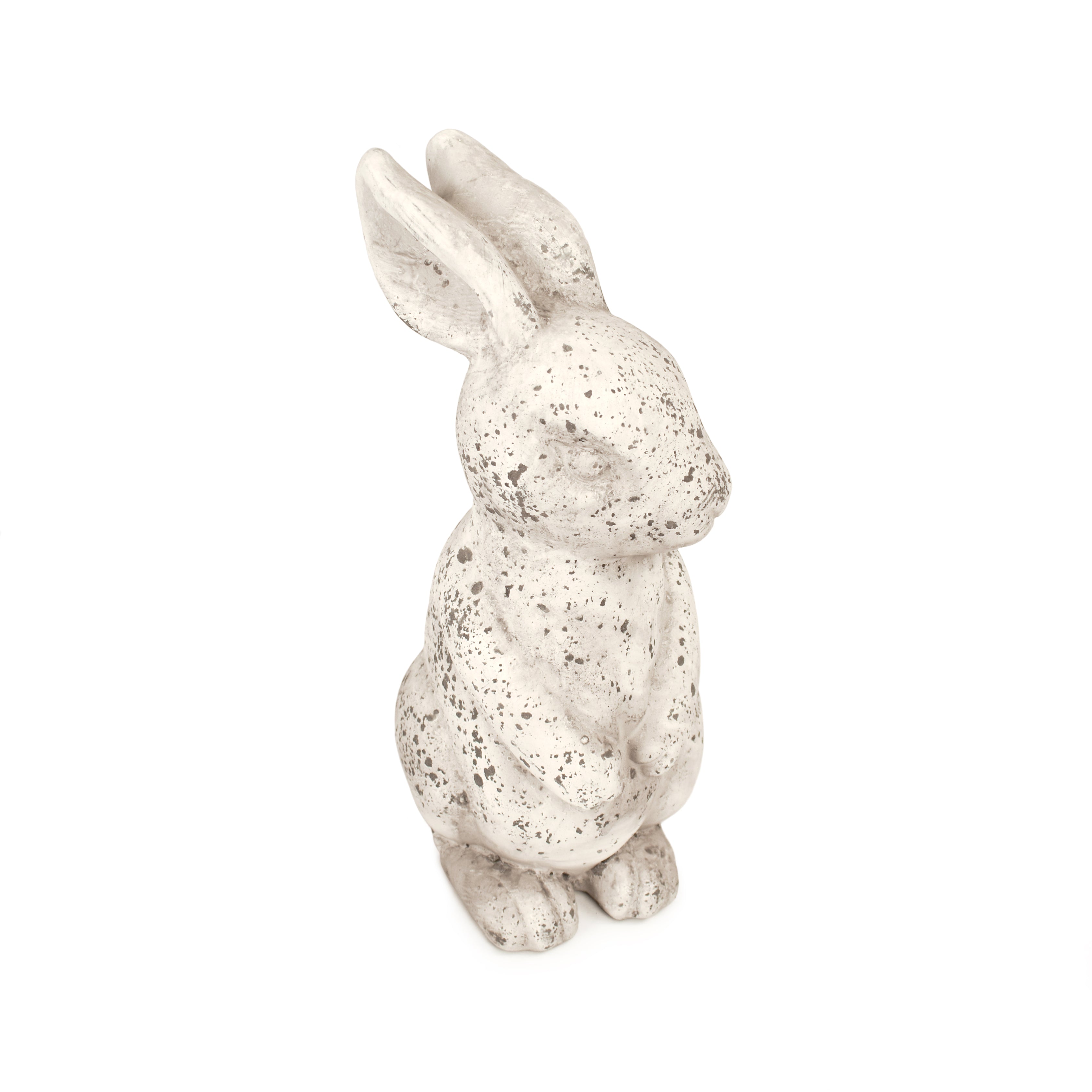 Rustic Ceramic Bunny Accent