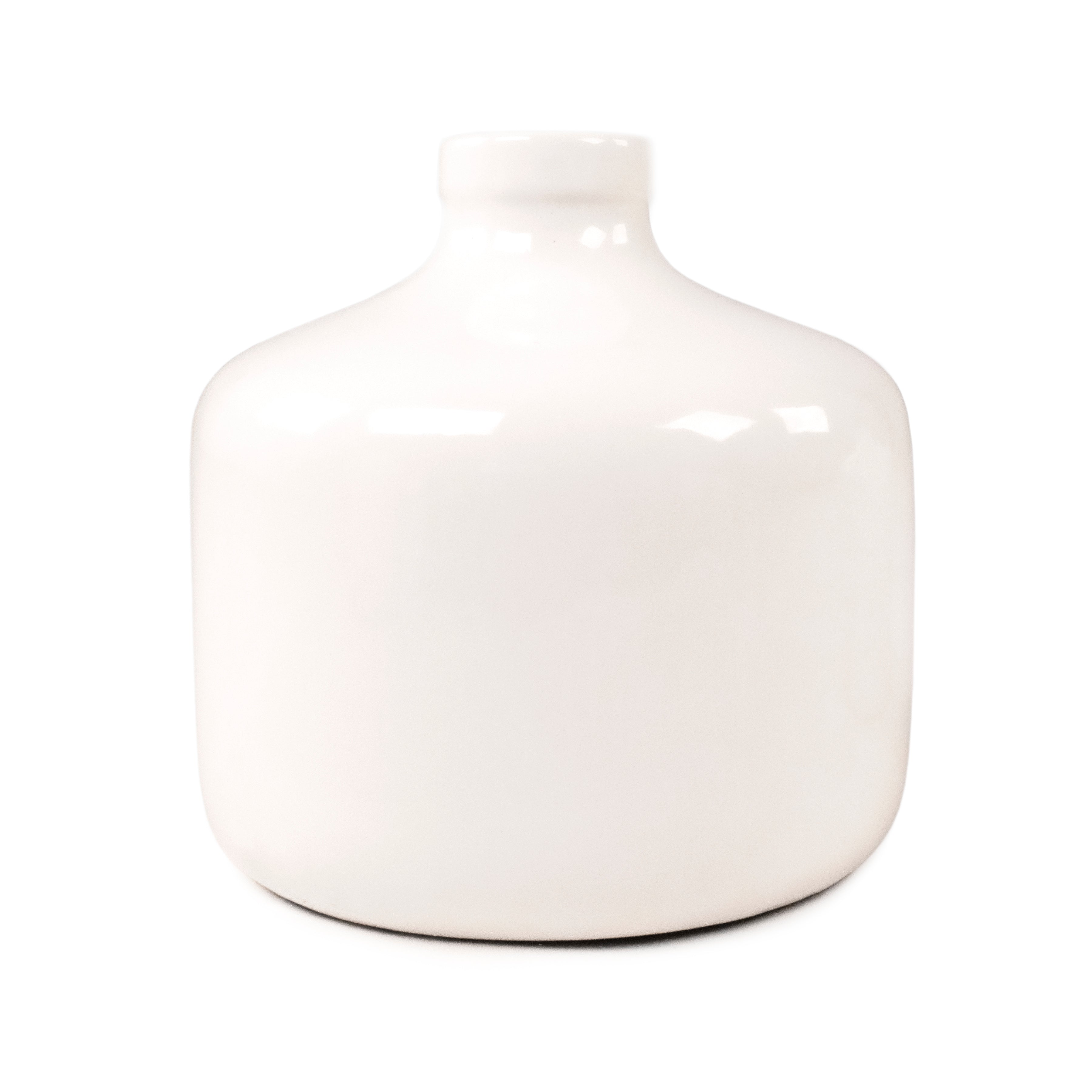 Classic White Decorative Jar Large