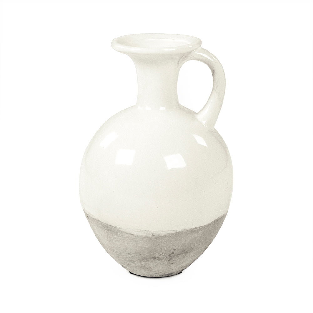 Elise Handled Ceramic Vase Large