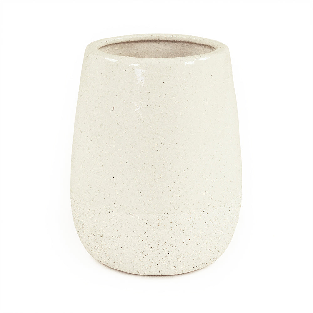 Celine Off White Ceramic Vase Large