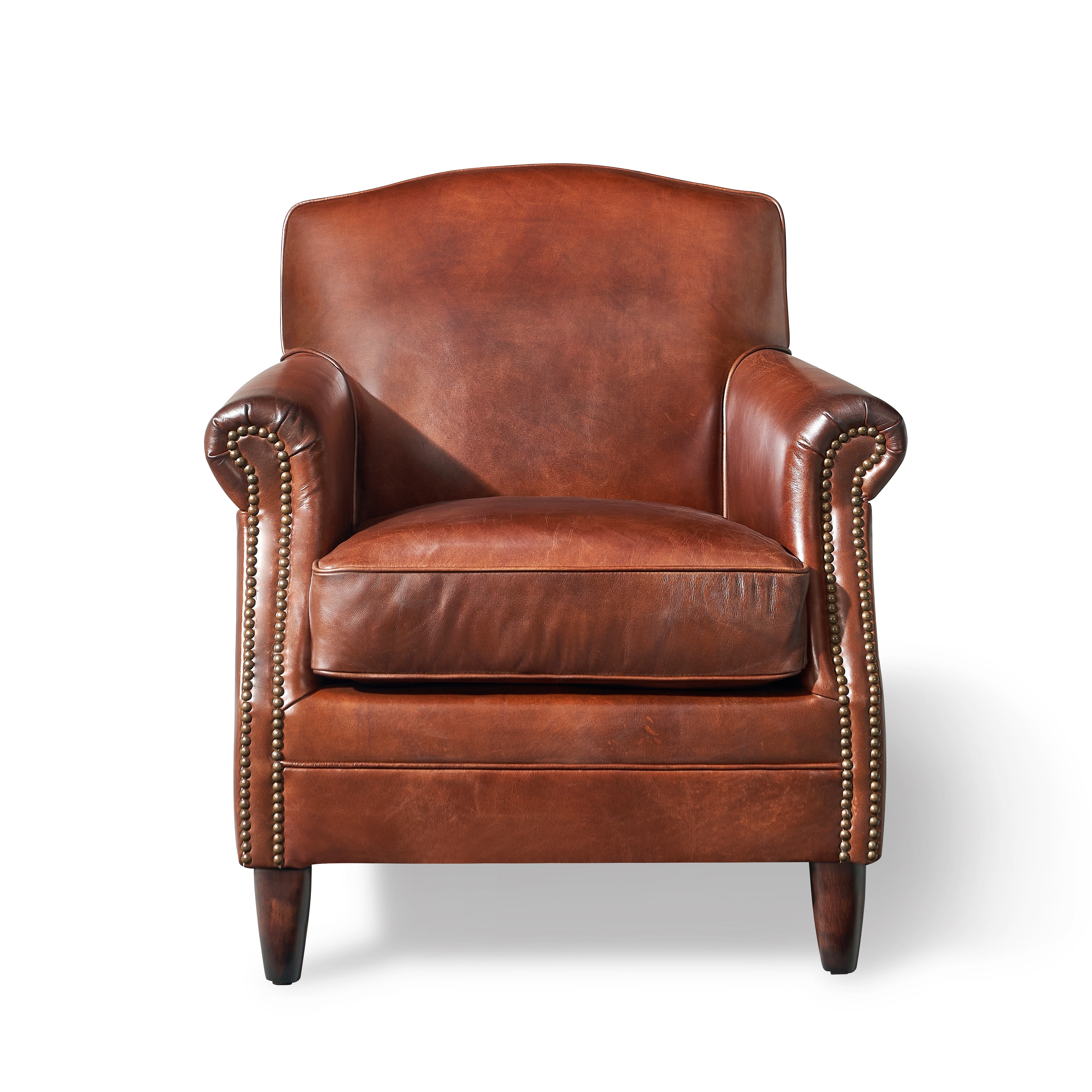 Bromwell Leather Club Chair