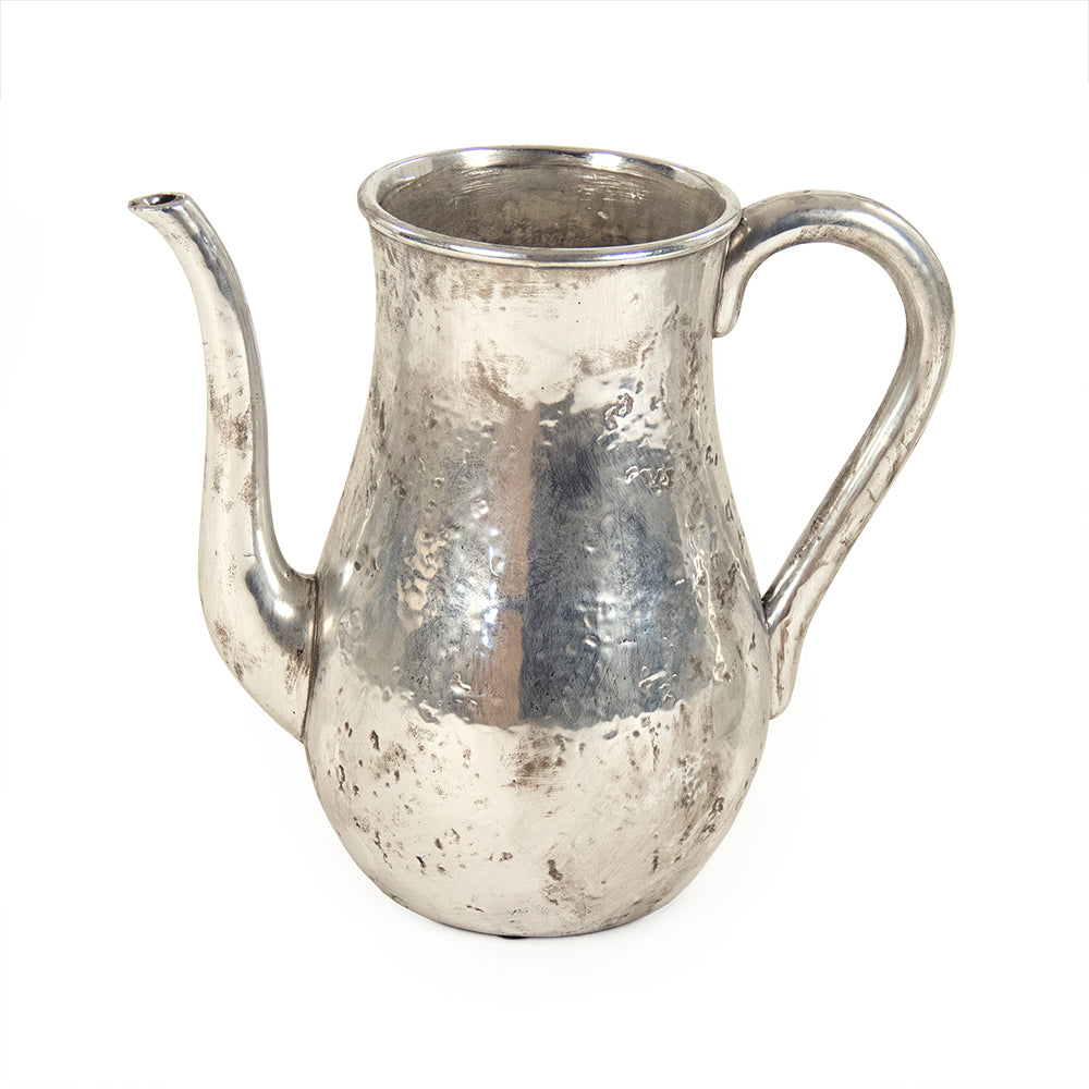 Elodie Distressed Metallic Ceramic Pitcher