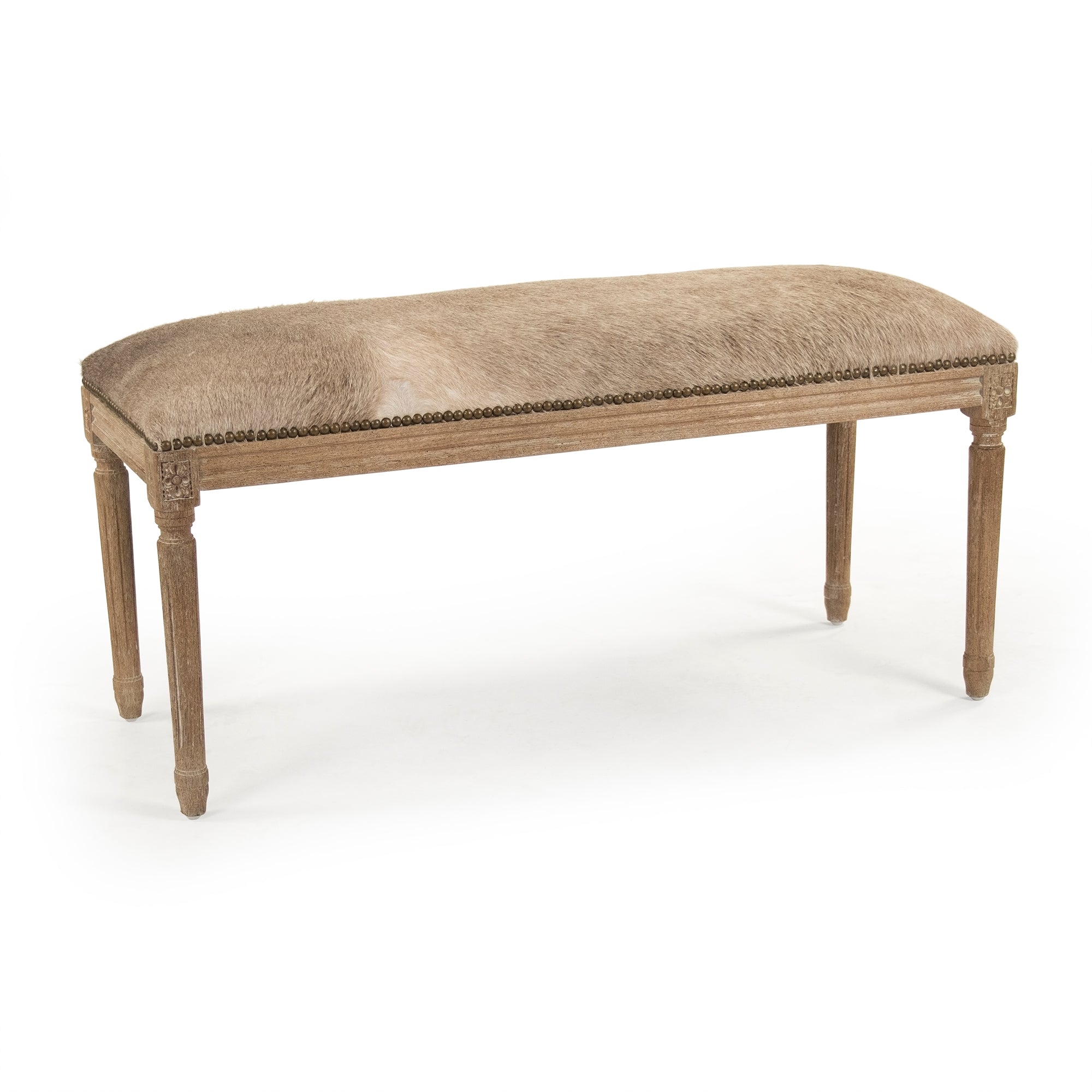 Cow Hide Bench B014 E272 Cow B