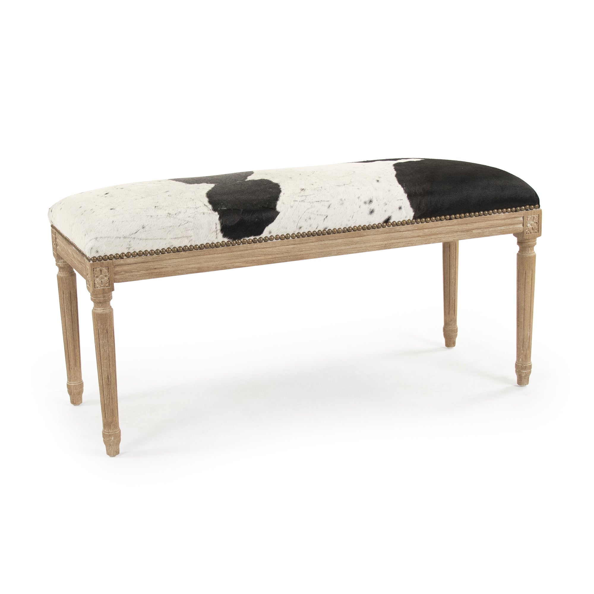 Cow Hide Bench B014 E272 Cow SPBW