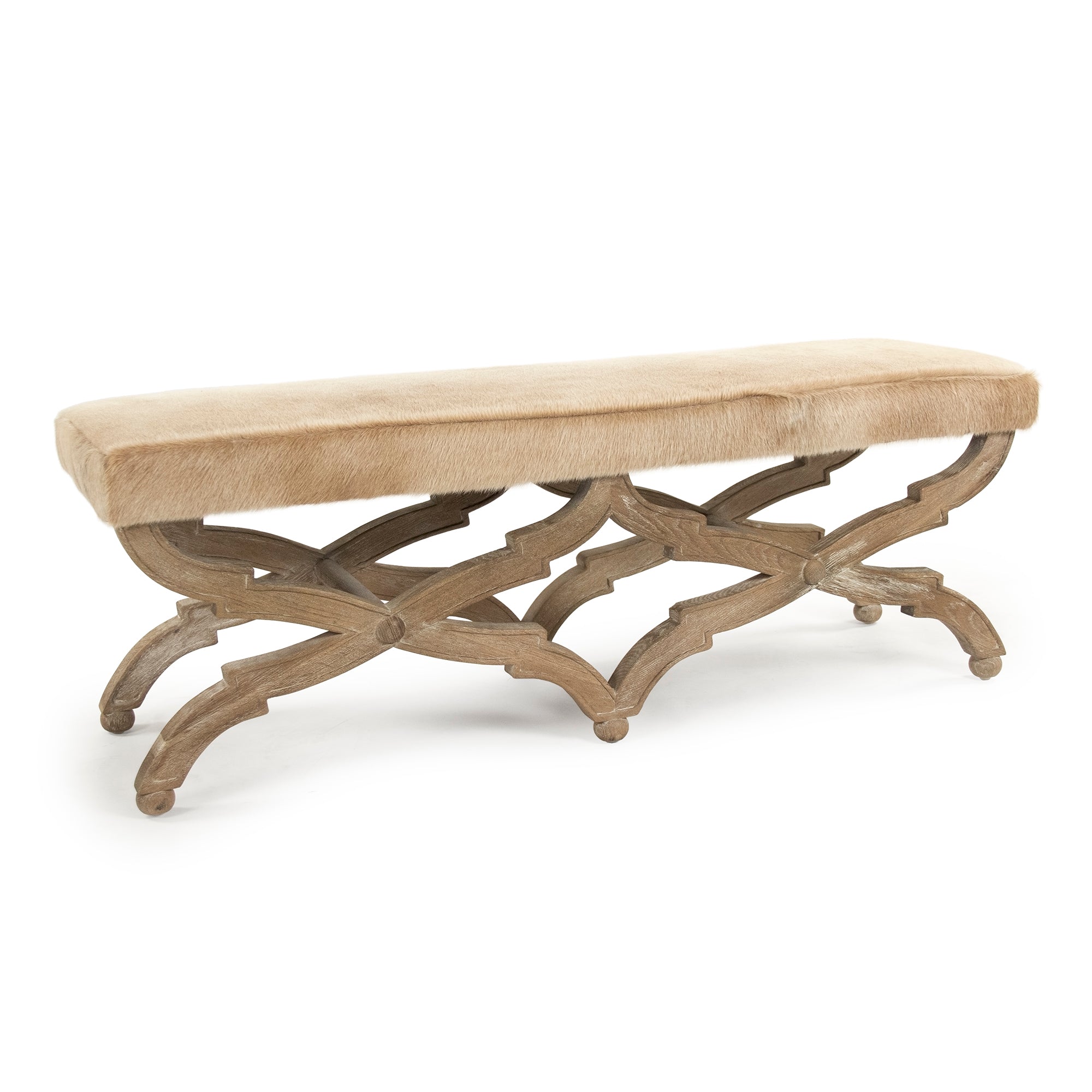 Cow Hide Bench CF163 E272 Cow B