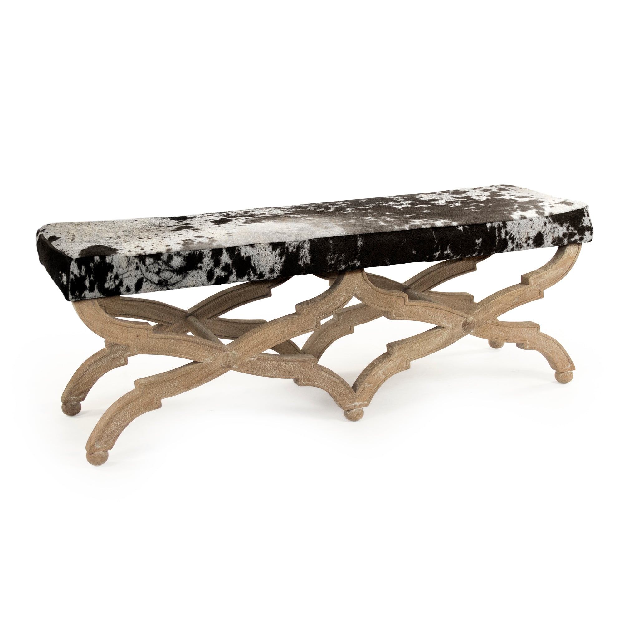 Cow Hide Bench CF163 E272 Cow SPBW