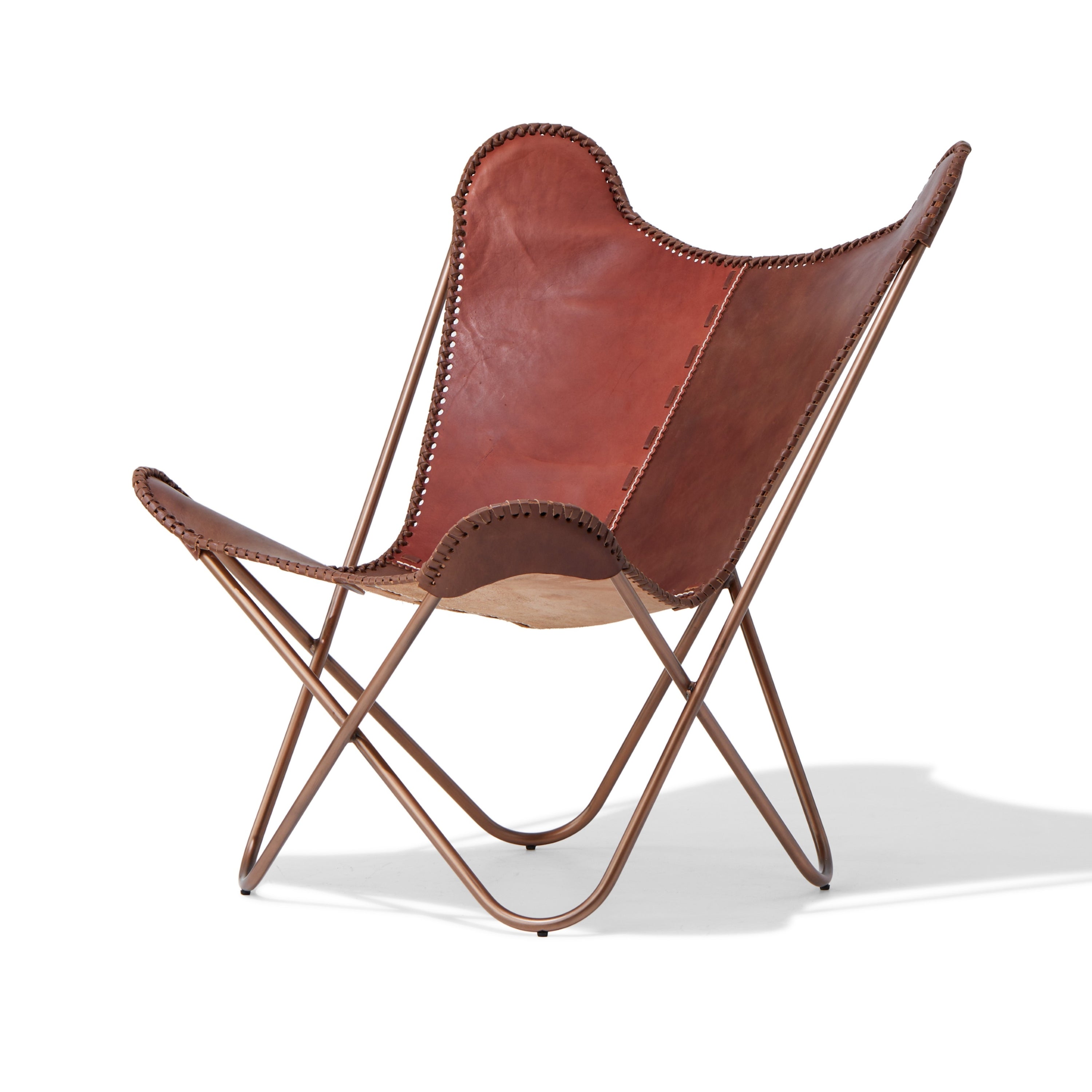 Callum Leather Sling Chair