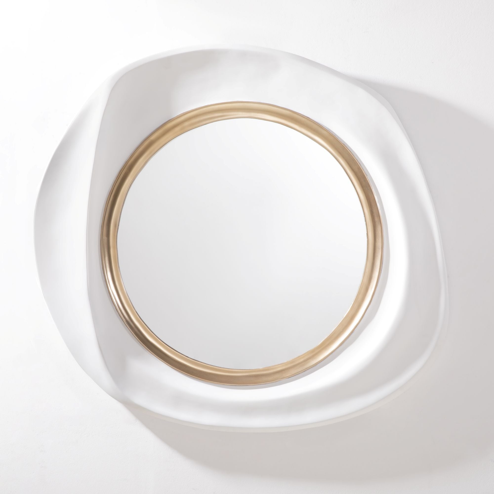 Aurelia Sculpted Resin Wall Mirror