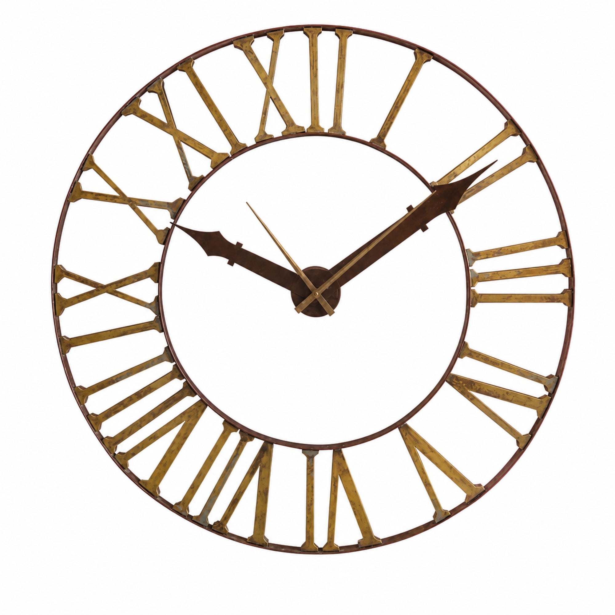 Foundry Grand Iron Wall Clock