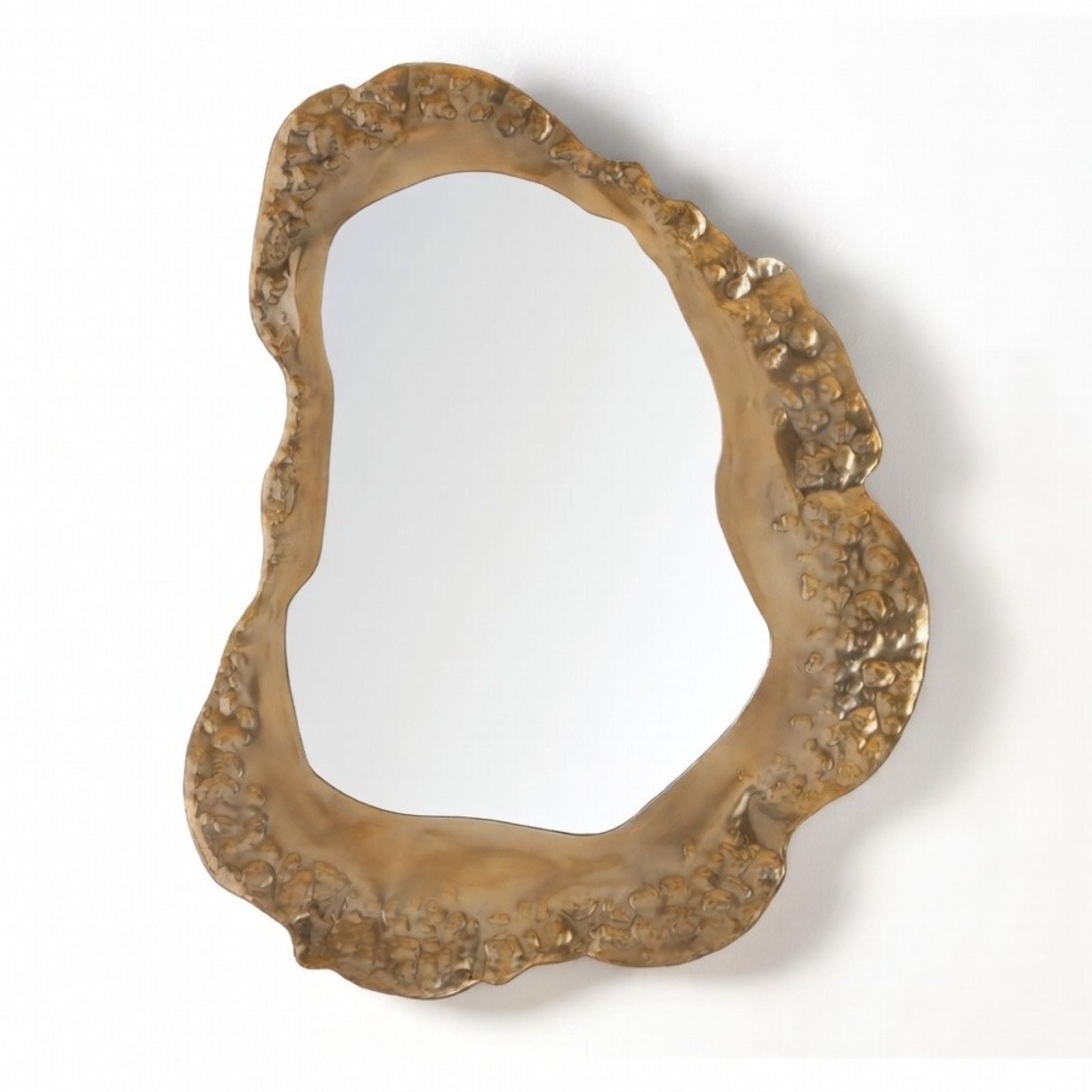 Caldera Sculpted Metal Wall Mirror