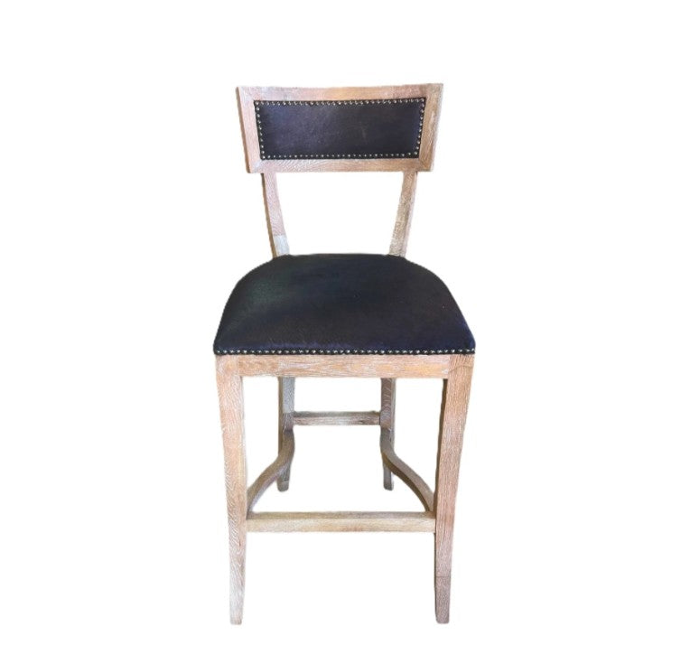 Carvell Cowhide Bar/ Counter Stool