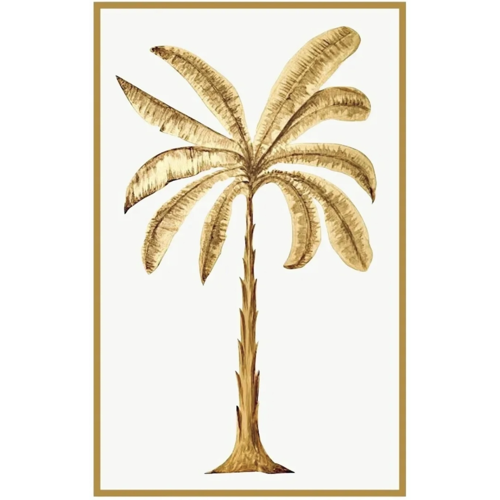 Banana Tree Gilded 36" X 60"
