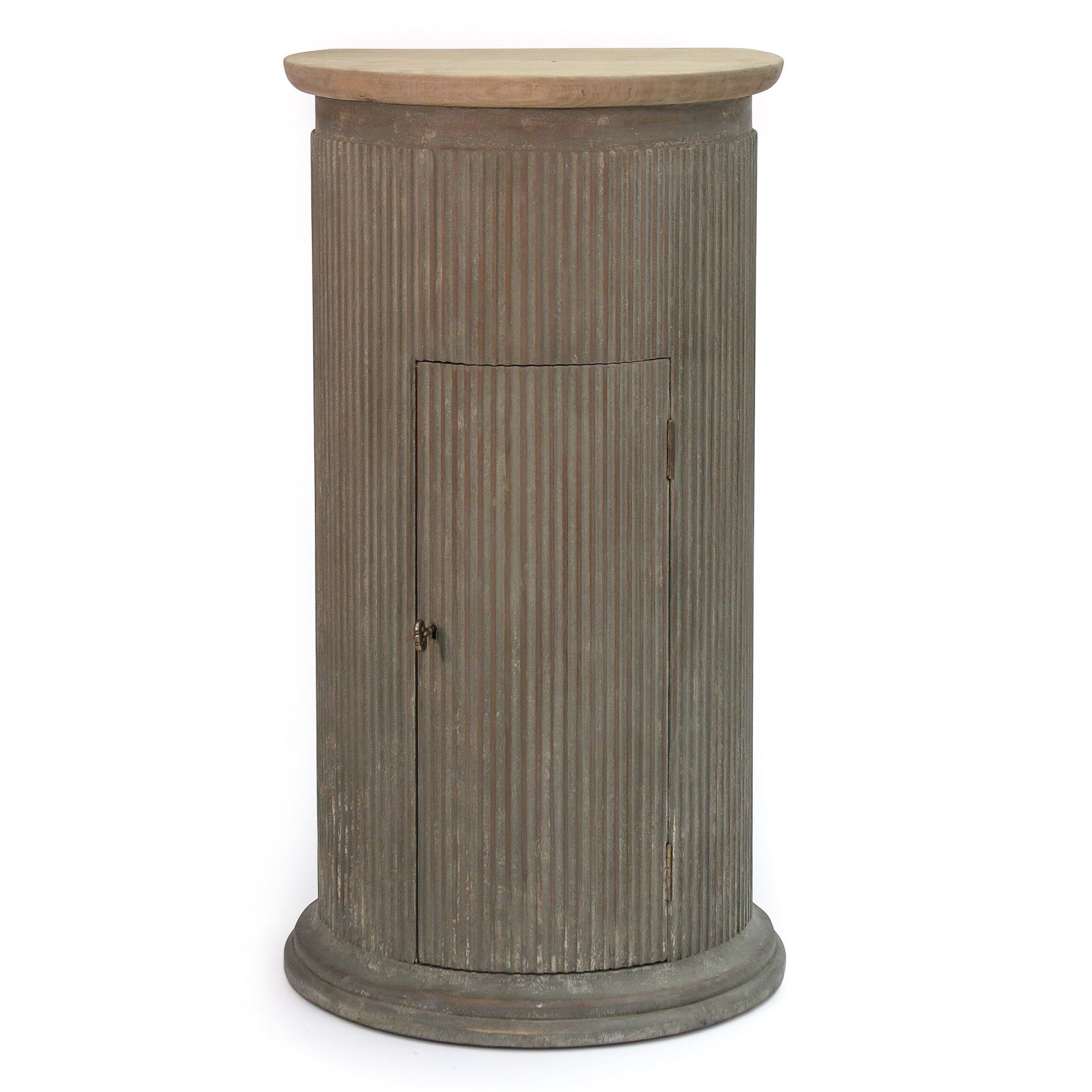 Fluted Wooden Stand