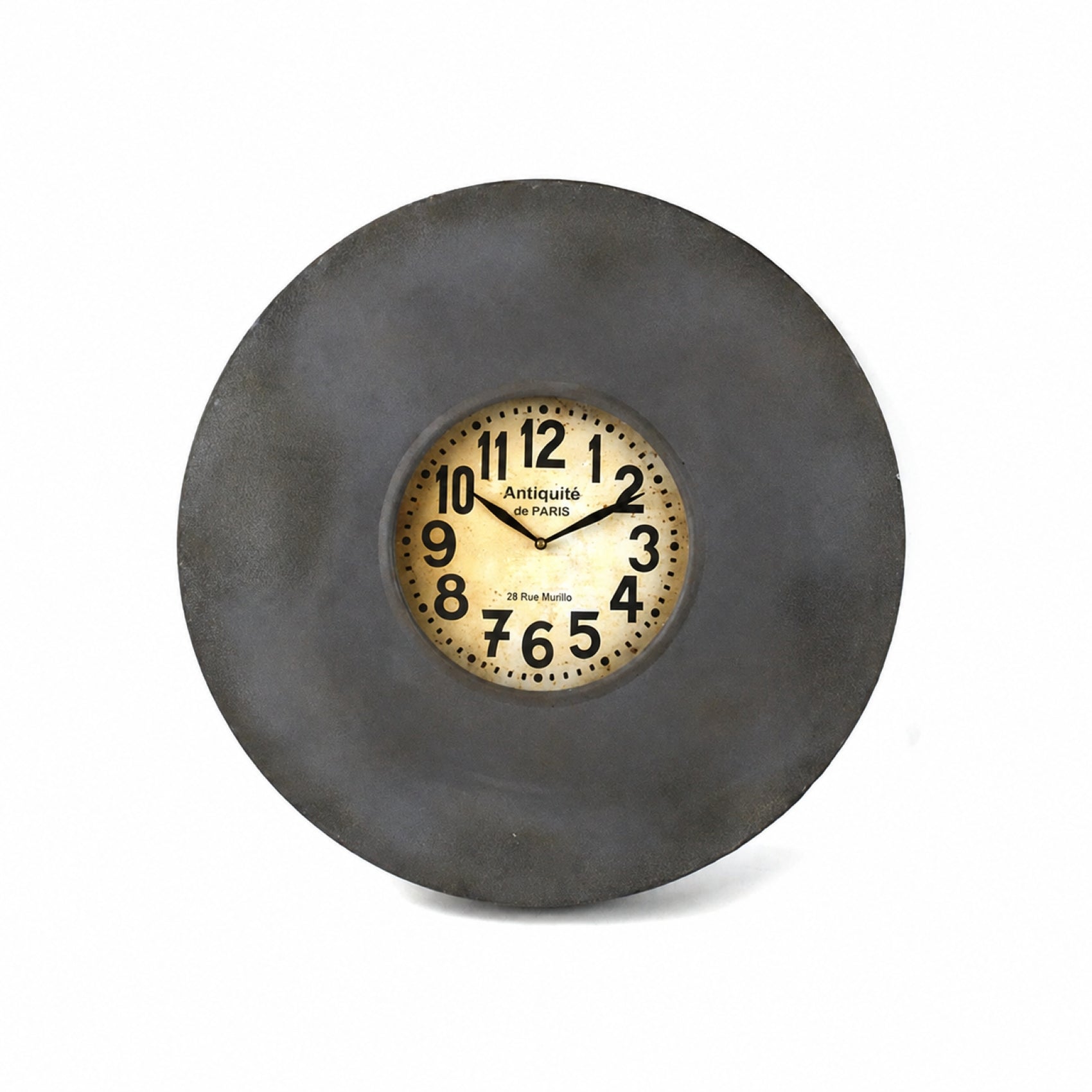 Antiquité de Paris Magnetic Metal Wall Clock