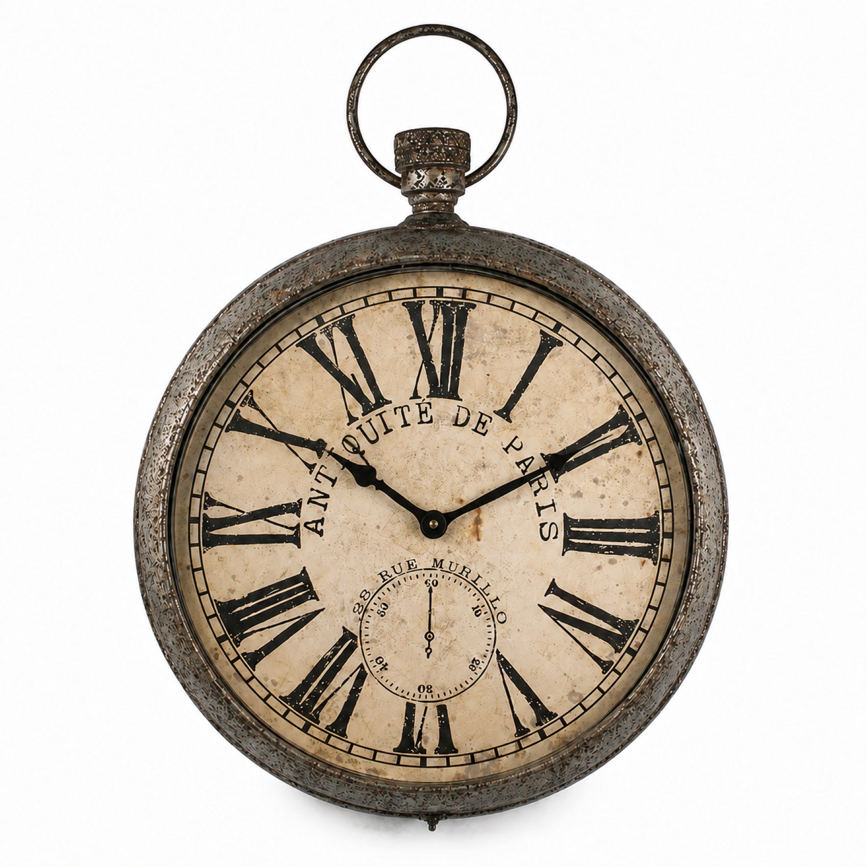 Antiquité Secret Compartment Wall Clock