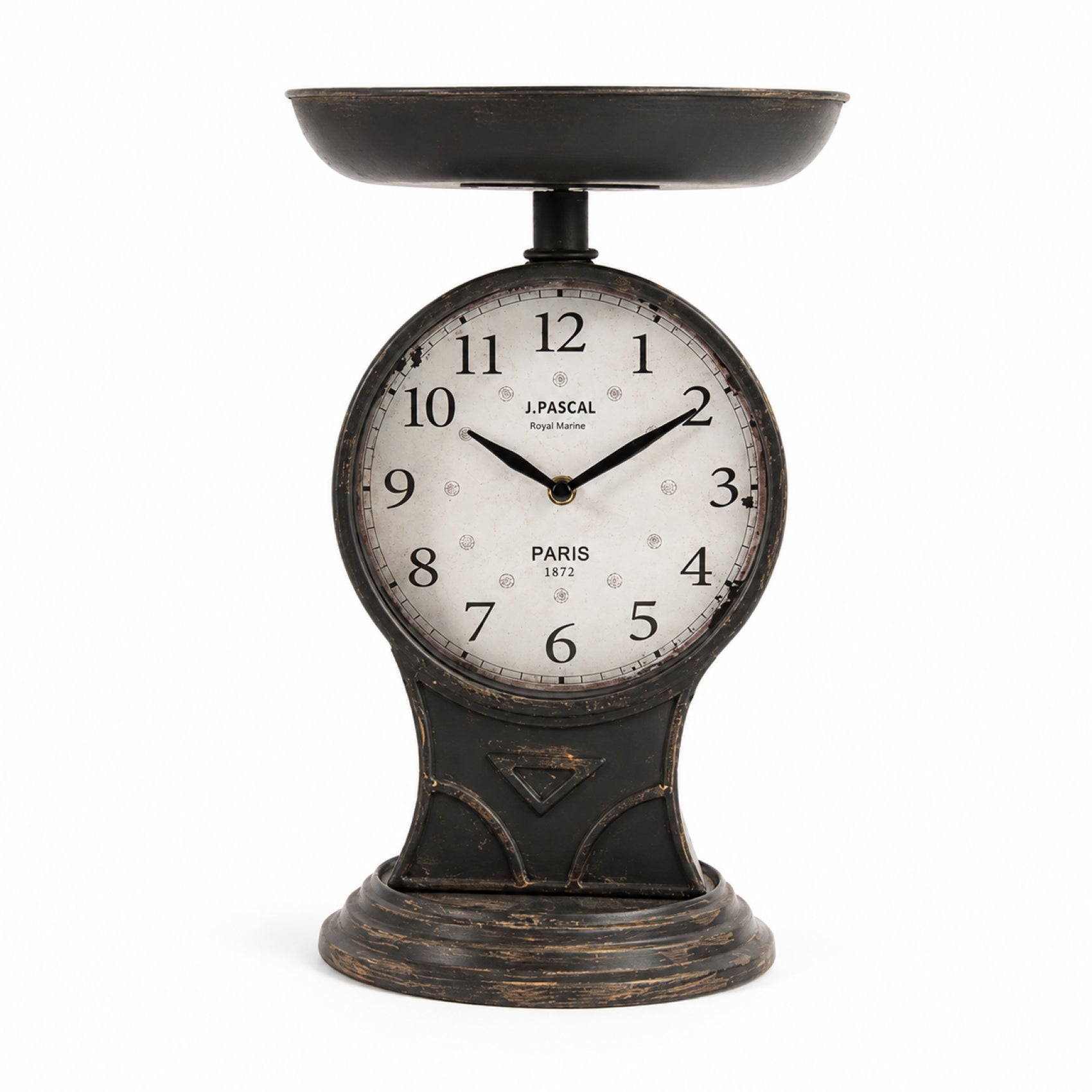 Metal Scale Table Clock
