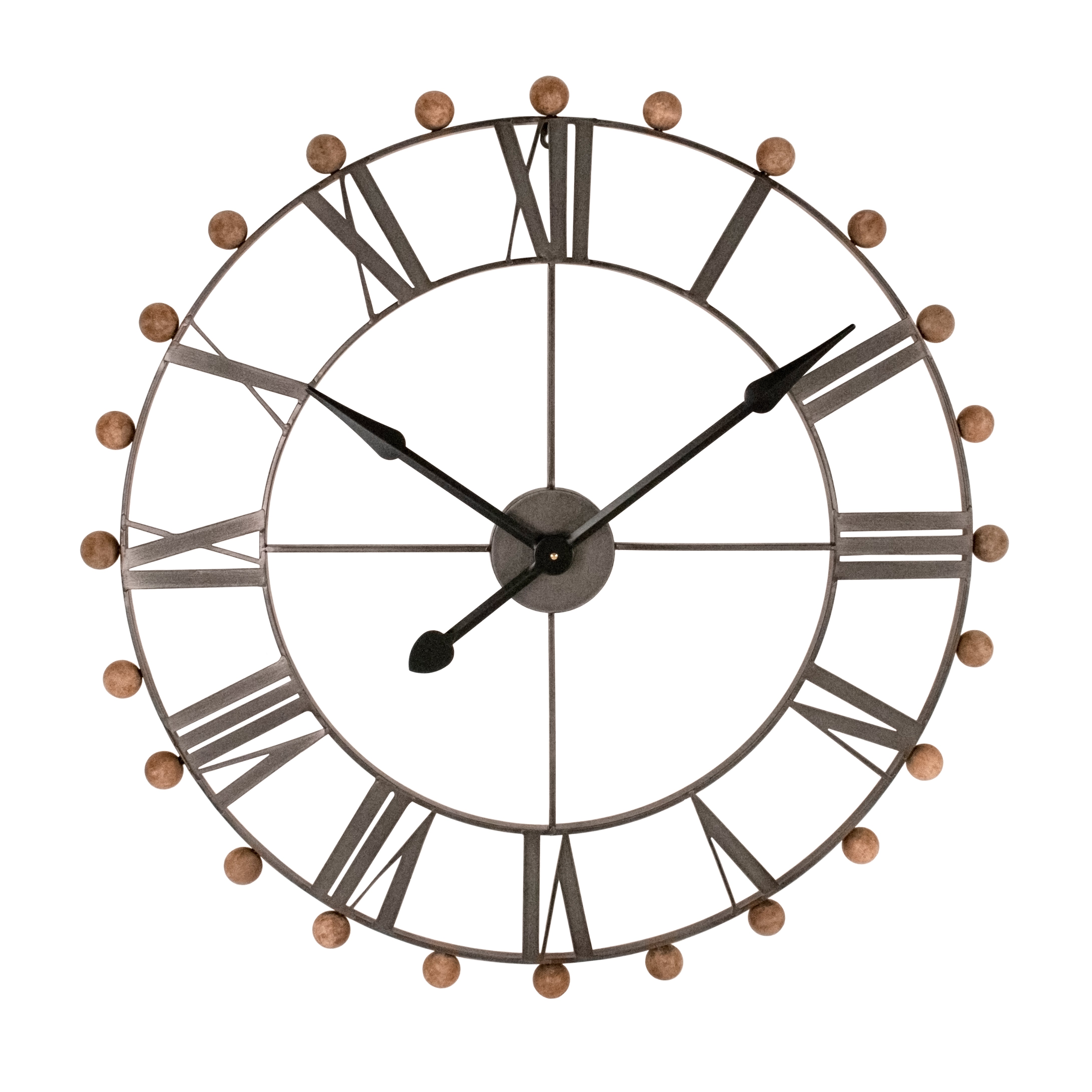 Marcell Industrial Metal Wall Clock