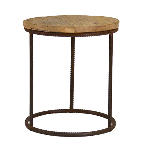Rustique Round Side Table