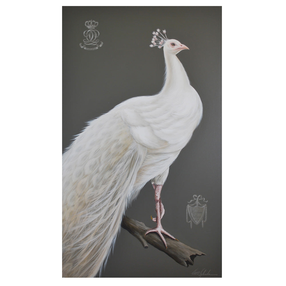 The Peacock of Windsor Palace Gardens II size 36" X 60"