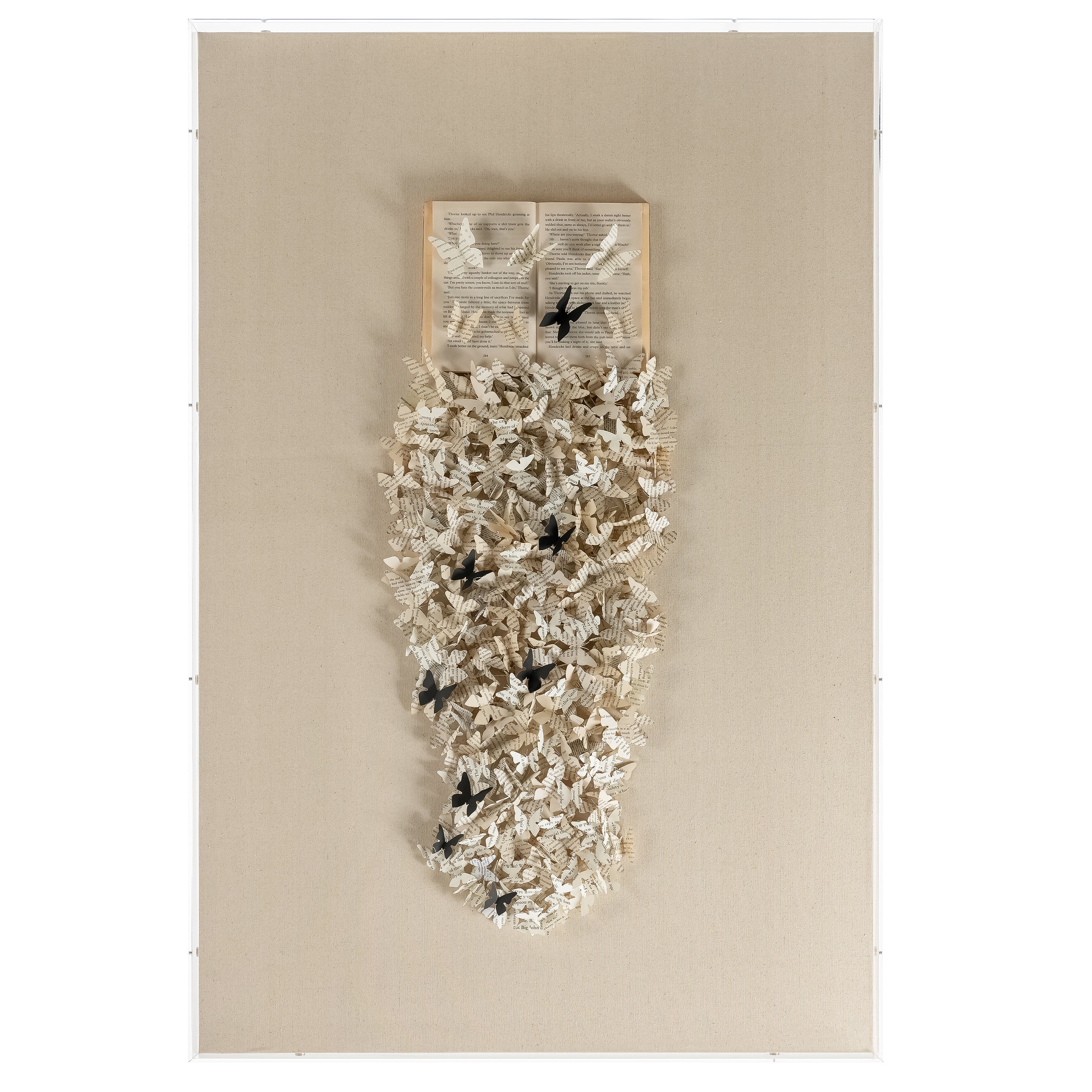 Flight of Words Framed Wall Art