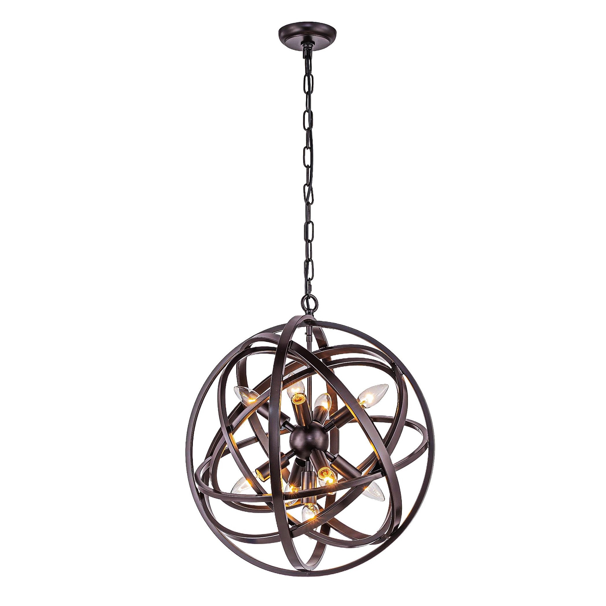Astoria Iron Orb Chandelier