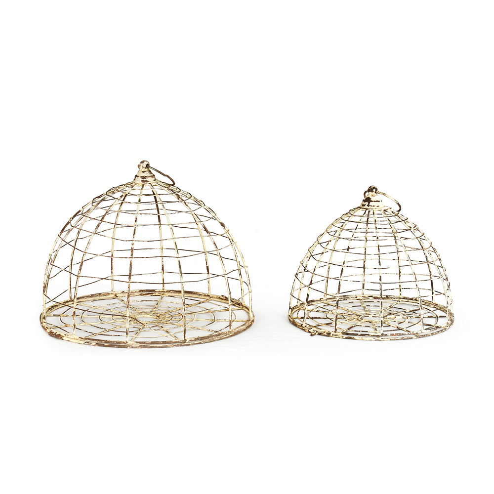 Metal Bird Cage Set of 2