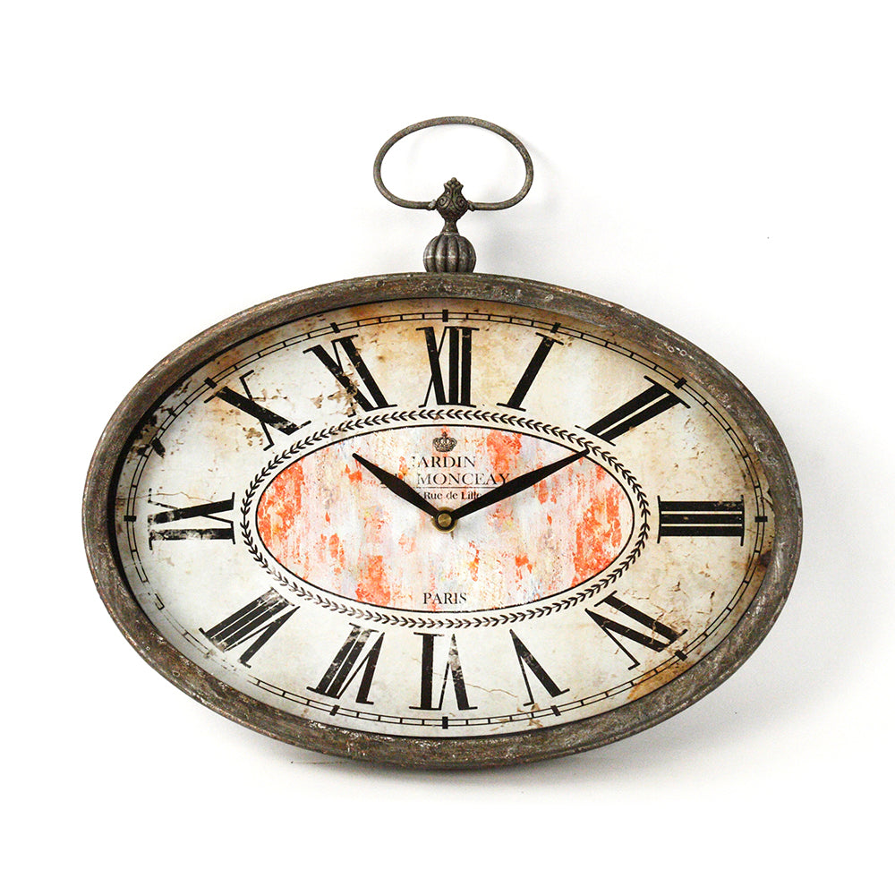 Paris Oval Wall Clock