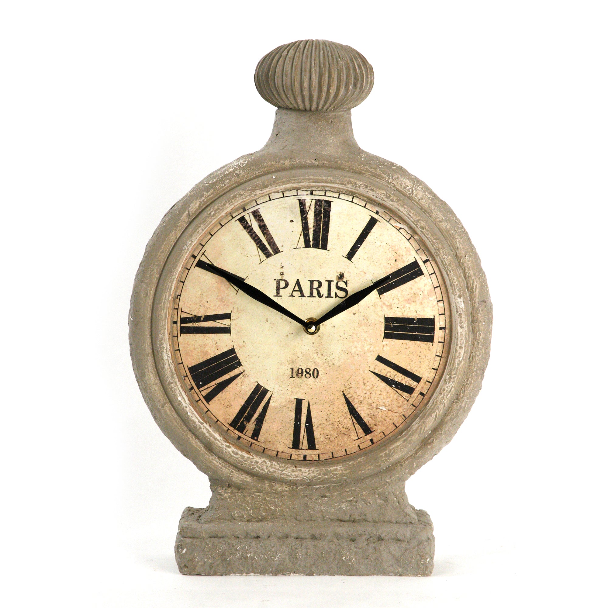 Parisian Manor Resin Table Clock