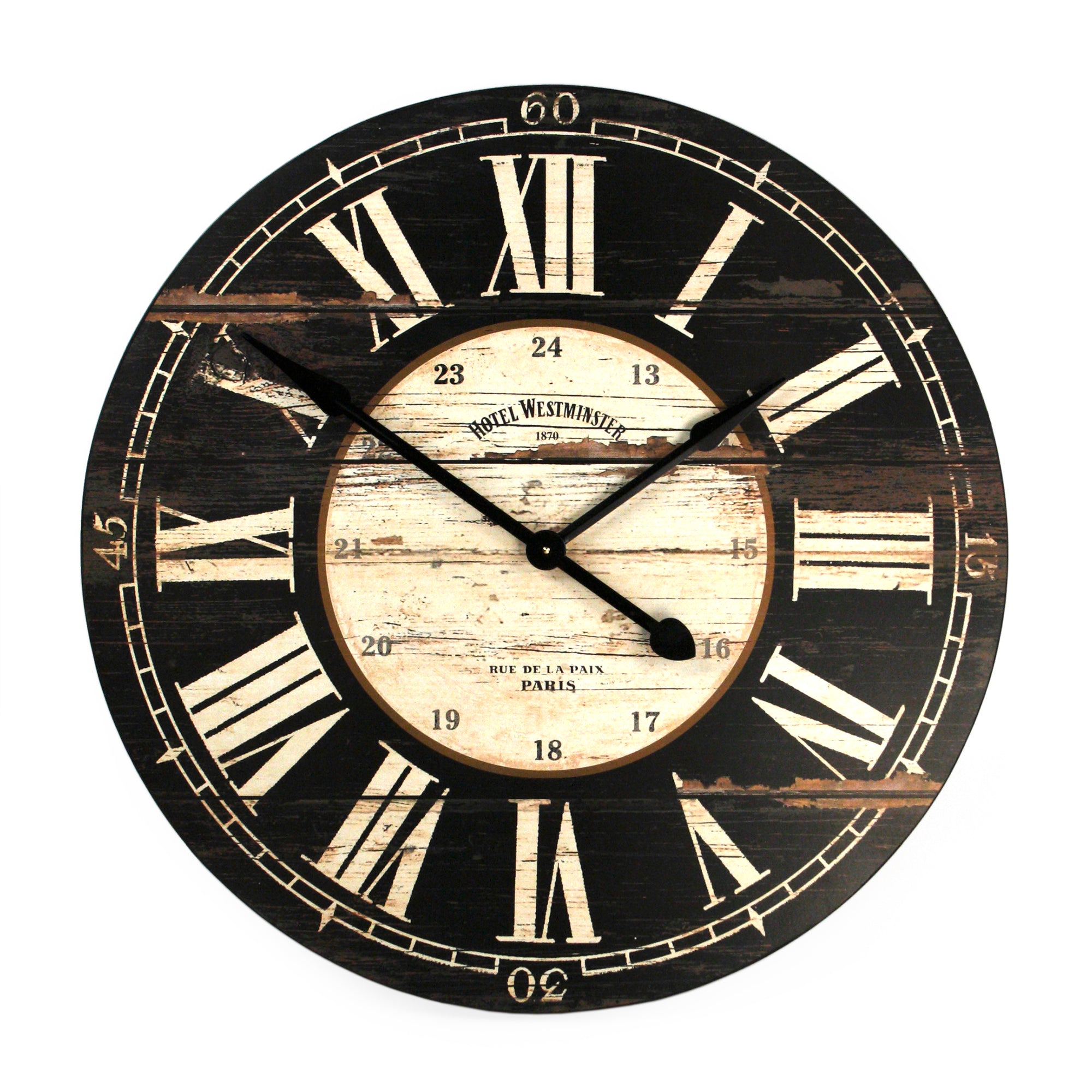 Westminster Paris Wood Wall Clock