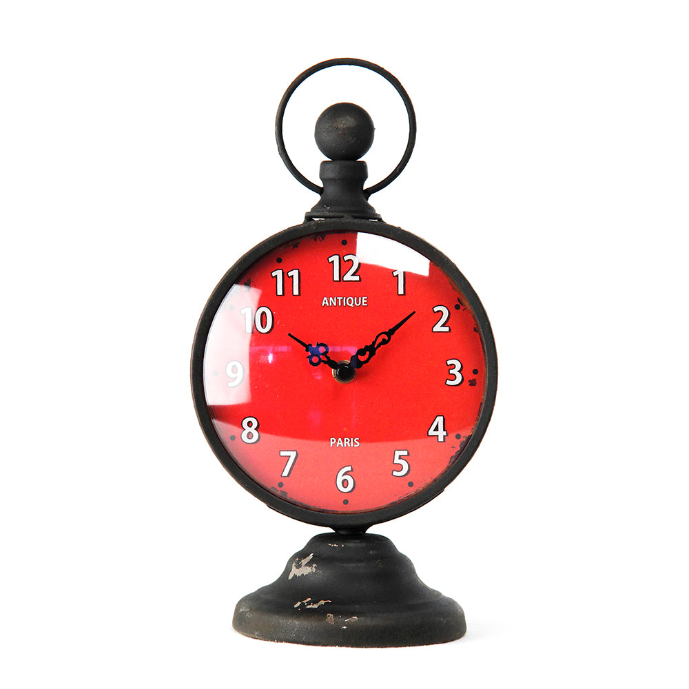 Antoine Metal Frame Table Clock