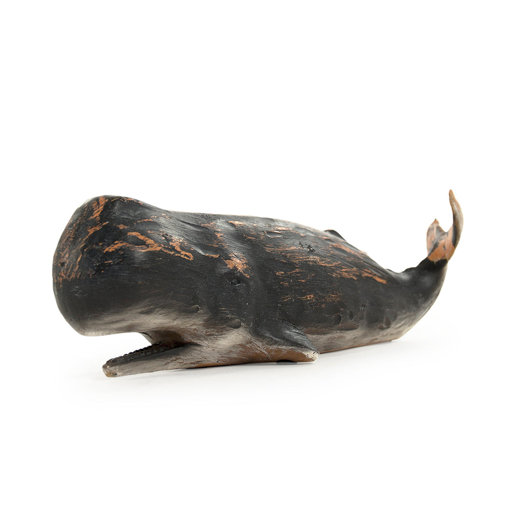 Black Harbor Resin Whale Sculpture (S)