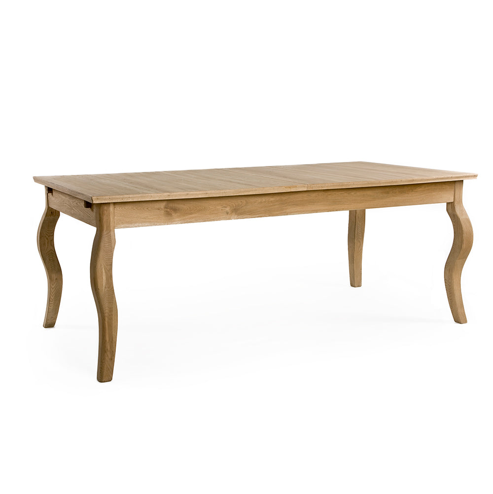 Rhone Oak Dining Table Butterfly Leaf