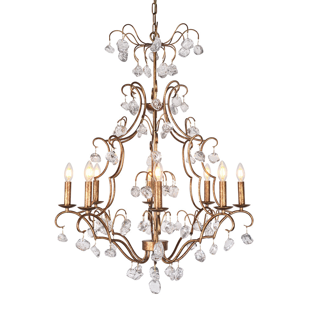 Crystal Pendant Chandelier Large