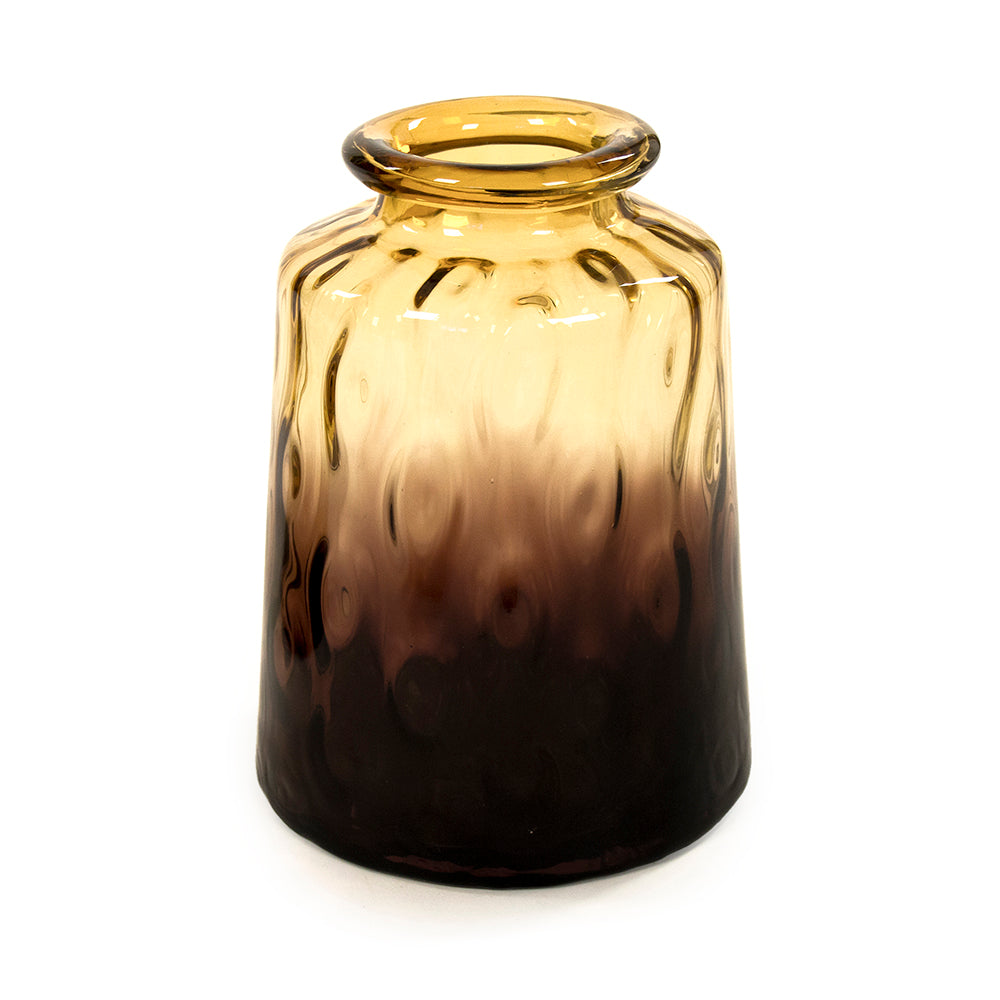 Amber Glass Vase