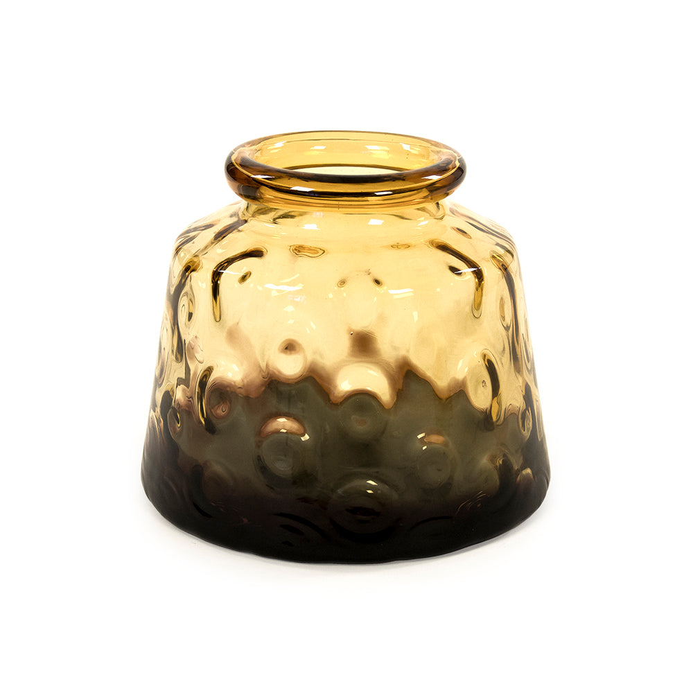 Amber Glass Vase