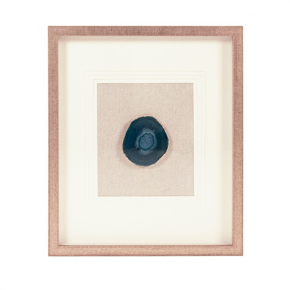 Blue Geode Shadowbox Wall Art