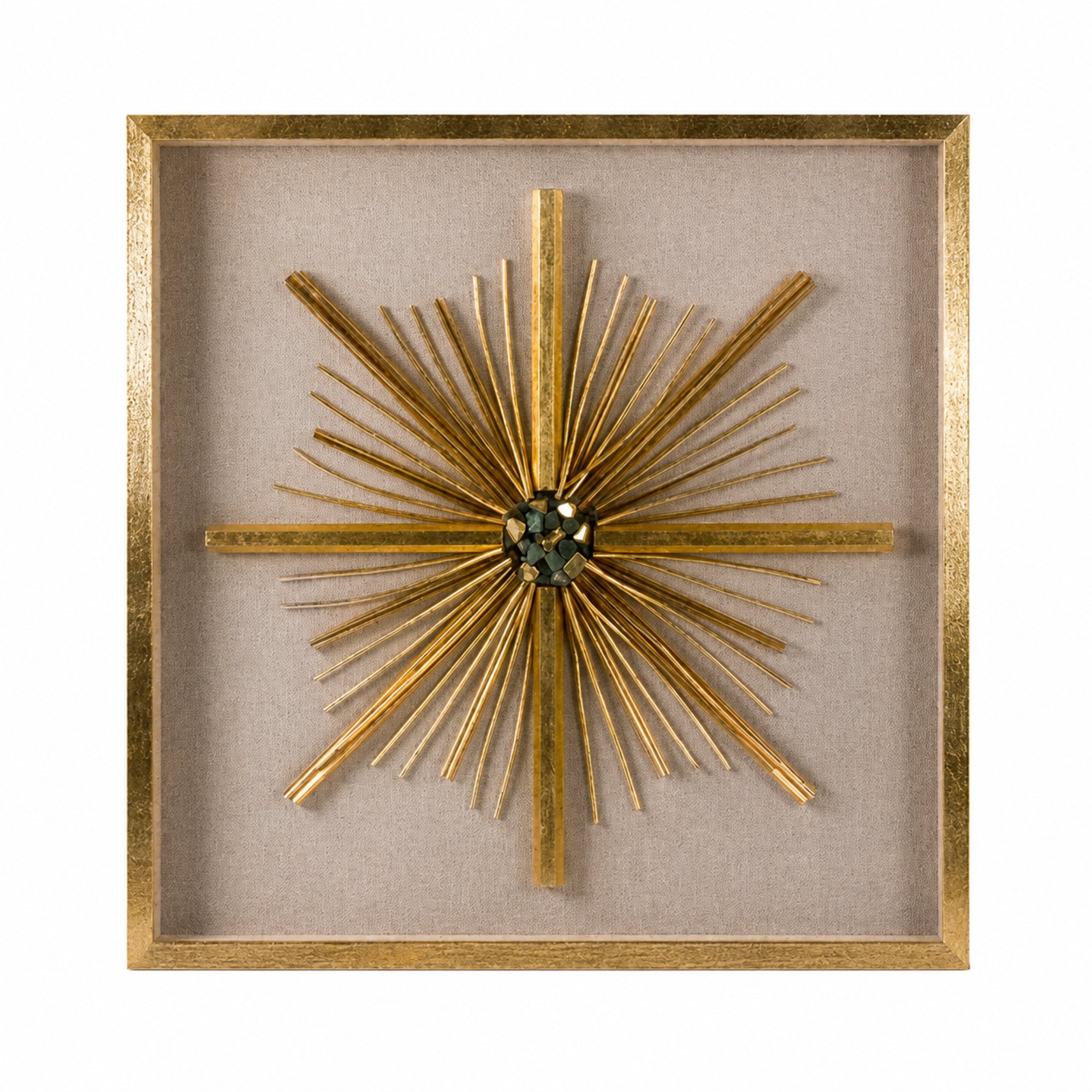 Aurelia Geo Stone Shadow Box Wall Art