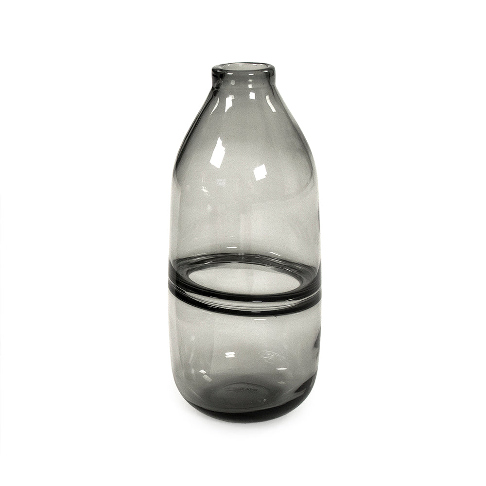 Grey Glass Vase