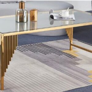 Rectangle Tempered Glass coffee table