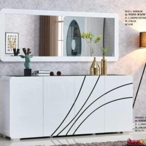 console and mirror set