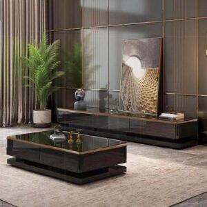 Glossy Black Coffee Table