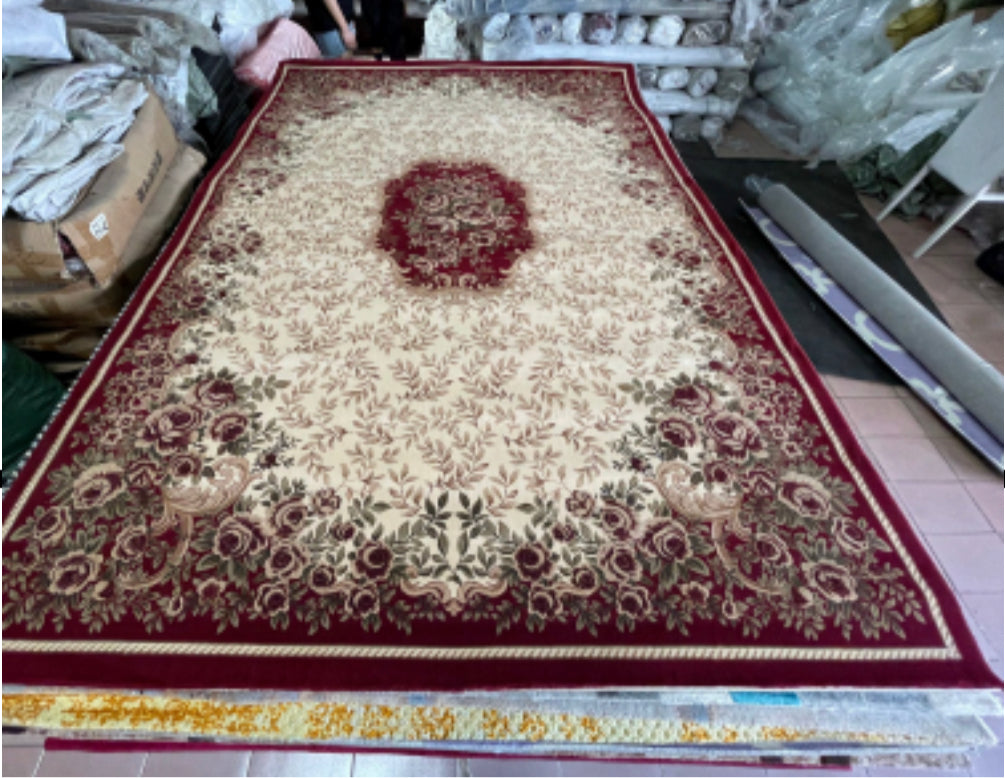 Cherry Red Turkish Rug - Image 2