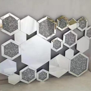 Hexagon Spark Decorative Wall Mirror